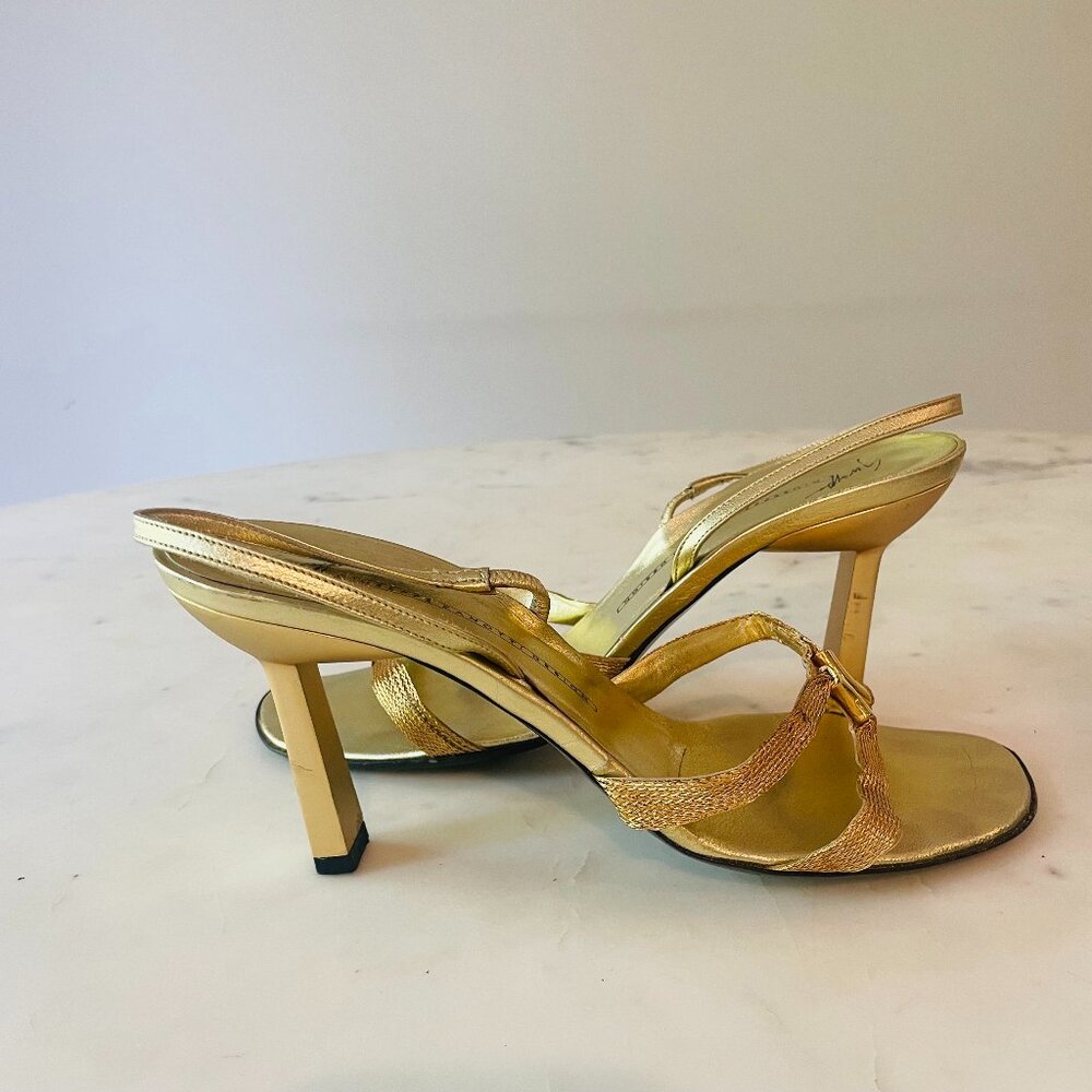 Giuseppe Zanotti Vintage Gold Heels